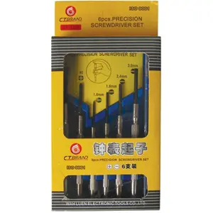 Conjunto de 6 chaves (4x fendas 1.4/1.8/2.0/3.0mm / 2x phillips #0/#1)