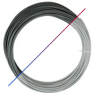 Rolo de filamento de impressão 3D em PLA de 1.75mm - Cinzento Térmico - 50g