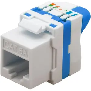 Keystone RJ45 Cat6a LSA, UTP