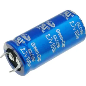 Super Condensador Electrolítico 100F Ø22x45mm 2.7Vdc