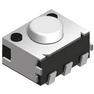 Botão miniatura 3.5x4.5x(2)mm 12VDC 50mA SMD