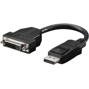 Adaptador Displayport ➝ DVI-D 24+1 fêmea - 6.5cm