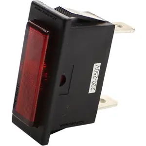 Indicador com lâmpada de neon 230Vac - 33x14mm - vermelho