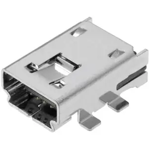 Ficha (p/ PCB) USB mini-A 4pin SMT