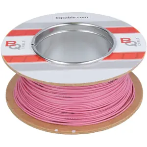 Bobine de fio de cobre multifilar 1x0.75mm² - Rosa - 100m