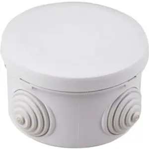 Caixa de derivação estanque redonda Ø80x40mm IP54
