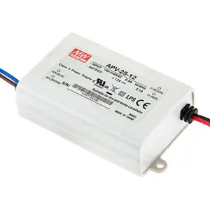 Fonte de alimentação para LEDs 12VDC 2.1A 25.2W 84x57x29.5mm