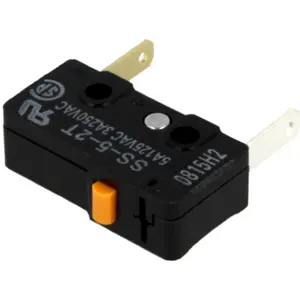 Microswitch sem patilha (IP40) SPST-NC 125VAC 5A