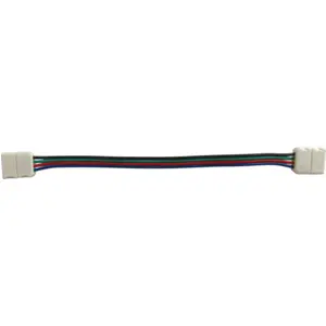Unión con cable para tiras de LED RGB 10mm (SMD5050/SMD5630)
