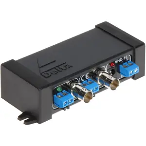 Amplificador de sinal de video 1 canal - AHD, HD-CVI, HD-TVI