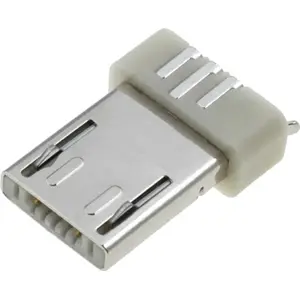 Ficha (p/ PCB) USB micro-A 5 pinos macho SMD