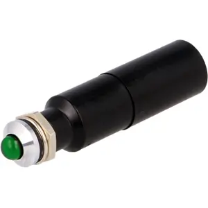 Indicador LED metálico 230VAC Ø8.2mm verde IP67