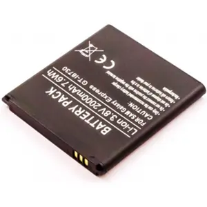 Bateria para telemóvel compatível com Samsung Galaxy Express, GT-I8730 3.8V 2000mAh 7.6Wh Li-Ion