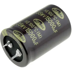 Condensador Electrolítico 15000uF 35V 105º Ø30x45mm SNAP