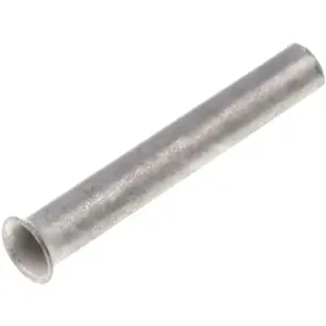 Ponteira não isolada para fio 0.75mm² 10mm