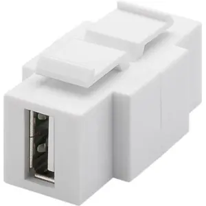 Keystone USB2.0 A fêmea -> USB2.0 B fêmea