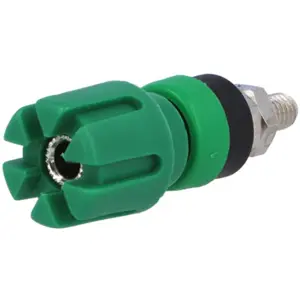 Borne de painel 4mm 60VDC 30A verde