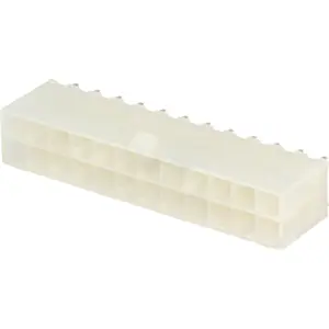 Ficha Mini-Fit 24 pinos (2x12) THT macho para PCB direita