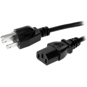 Cabo de alimentação NEMA 5-15 (B) macho - IEC C13 (3 pinos) fêmea - 2m