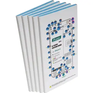 Conjunto de 5x organizadores de parafusos para reparação de Iphone 5 / 5S / 6 / 6S / 6S +