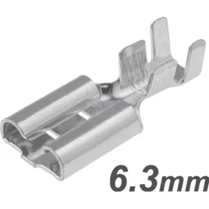 Terminal Faston fêmea não-isolado (4-6mm²) 6.3mm