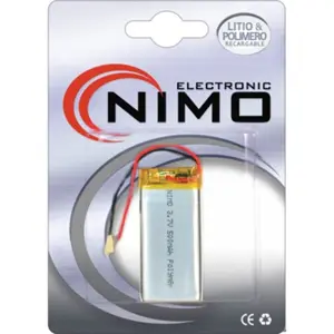 Bateria 3.7V 500mAh Li-Po - 48x22x5.3mm