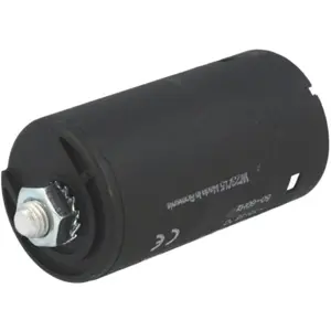 Condensador para motor 53-64uF 250V Ø36.5x68.5mm - c/ terminais 6.3x0.8mm e parafuso M8 - Ducati 4.12.80.3.418