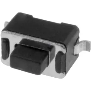 Botão miniatura 3x6x(5)mm SPST-NO 12VDC 50mA SMD 1.6N