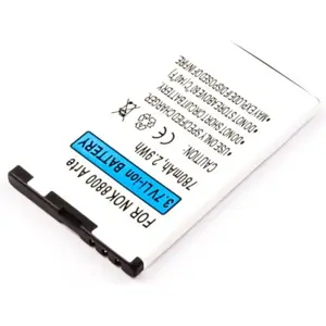 Bateria para telemóvel compatível com Nokia 8800 Arte 3.7V 780mAh 2.9Wh Li-Ion