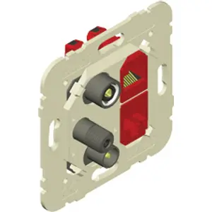 Tomada Mista R+TV+SAT+ 2xRJ45 Cat. 6 UTP - Estrela, série MEC21