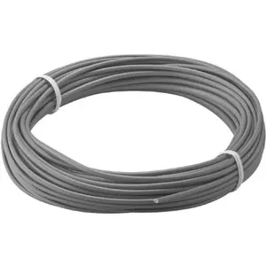 Rolo de fio de cobre multifilar Ø1.1mm 1x0.14mm² - cinzento - 10m