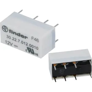 Relé 12VDC 2A DPDT (8 pinos)