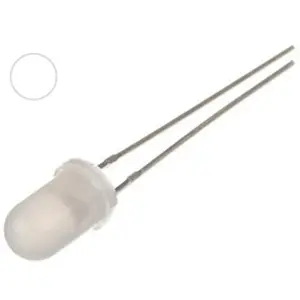 LED 5mm branco 1120-1560mcd 30°