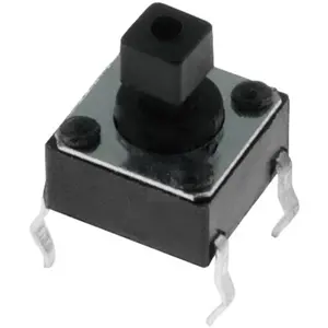 Botón miniatura 6x6x(7.3)mm SPST-NO 12VDC 50mA THT 1.5N