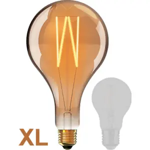 Lâmpada tipo filamento XL soft LED E27 230V 8W 1800K (branco quente) 630lm - Ø160x300mm
