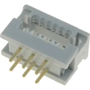 Ficha IDC 6 pinos (2x3) macho para flat-cable