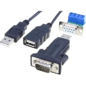 Cabo adaptador USB2.0 -> RS485 D-Sub 9pinos - 0.8m - DIGITUS DA-70157