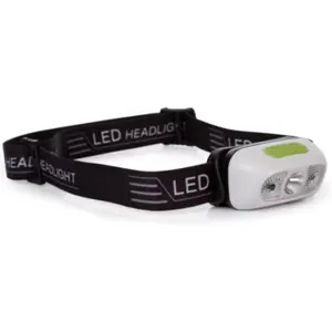 Lanterna de cabeça LED recarregável com sensor ON/OFF