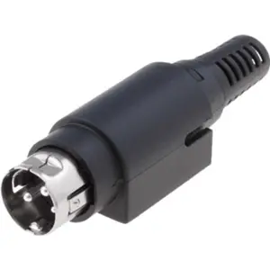 Ficha DC macho Power-DIN 3 pinos
