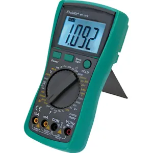 Multímetro digital (1000Vdc 750Vac 10Aac/dc 200MΩ Cap. Hz °C hFE)