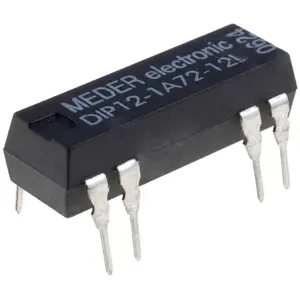 Relé reed 12VDC 1A SPST-NO (8 pinos) - Meder DIP12-1A72-12L