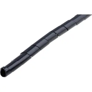 Fita em espiral para arrumar cabos Ø20-60mm, embalagem 10m - preta
