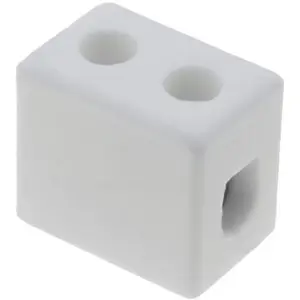 Bloco de 1 terminal de parafusos cerâmico 4mm²