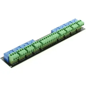Módulo de 8 relés de comutação 12VDC 30mA