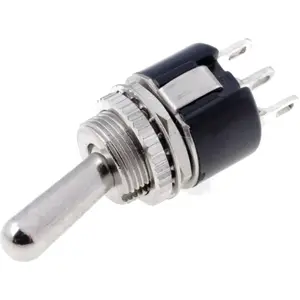 Interruptor de alavanca 2 posições estáveis - ON-ON - 250VAC 3A (3 pinos)