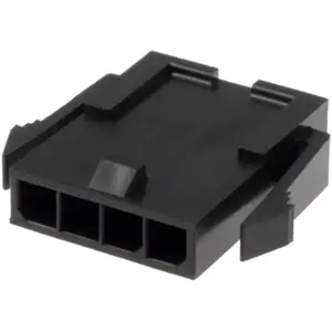 Ficha Raster Signal wire-board 3.00mm 4 pinos (1x4) macho (sem terminais)