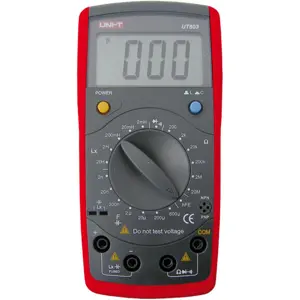 Capacimetro, medidor de indutâncias e ohmimetro (600µF 20H 2000MΩ hFE)