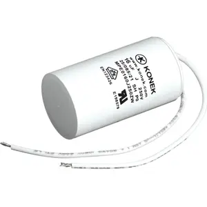 Condensador para motor 4uF 250V Ø30x50mm - c/ fios