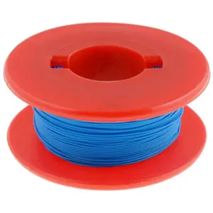 Bobine de fio de cobre unifilar 1x0.05mm² (30AWG) - azul - 50m