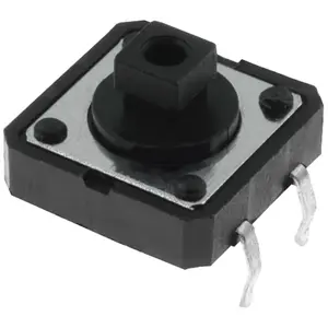 Botão miniatura 12x12x(7.3)mm SPST-NO 12VDC 50mA THT